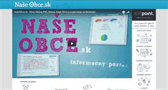 Desktop Screenshot of naseobce.sk