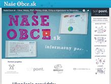 Tablet Screenshot of naseobce.sk